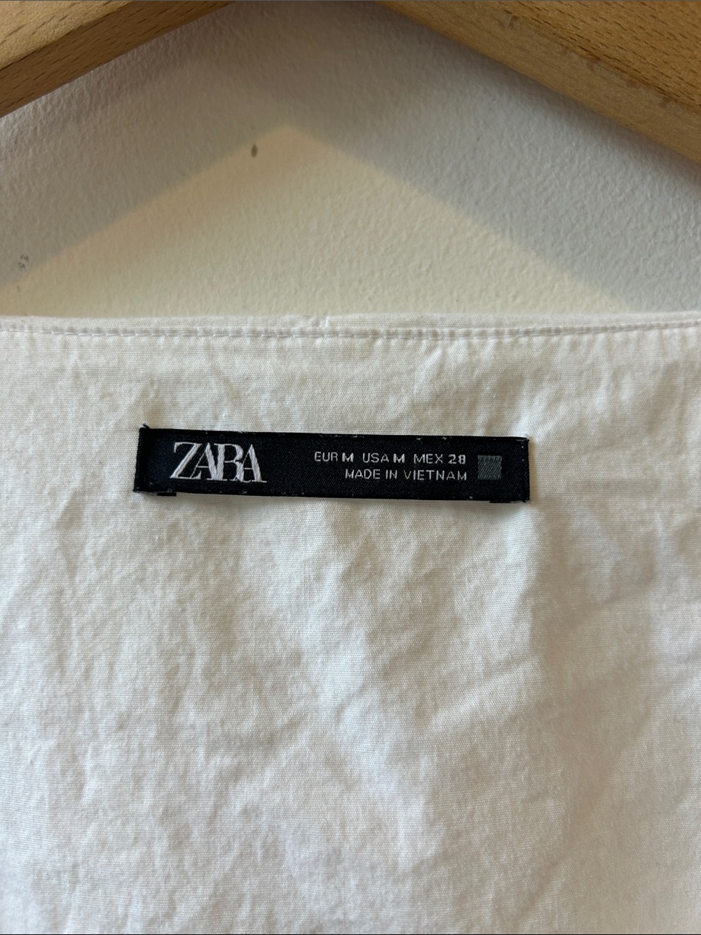 ZARA White Cotton Lace-Trim Peasant Blouse - Picture 2 of 9